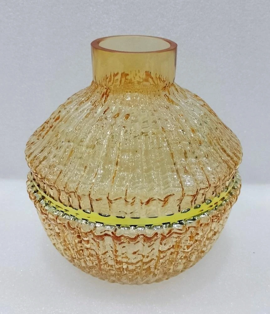 Glass Pot Centre Ring 18x6x18cm